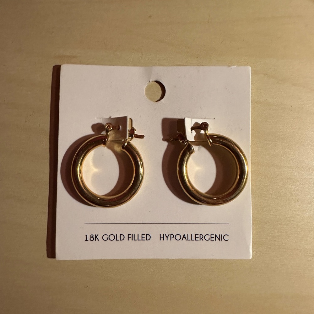 Gold Hoop Earrings